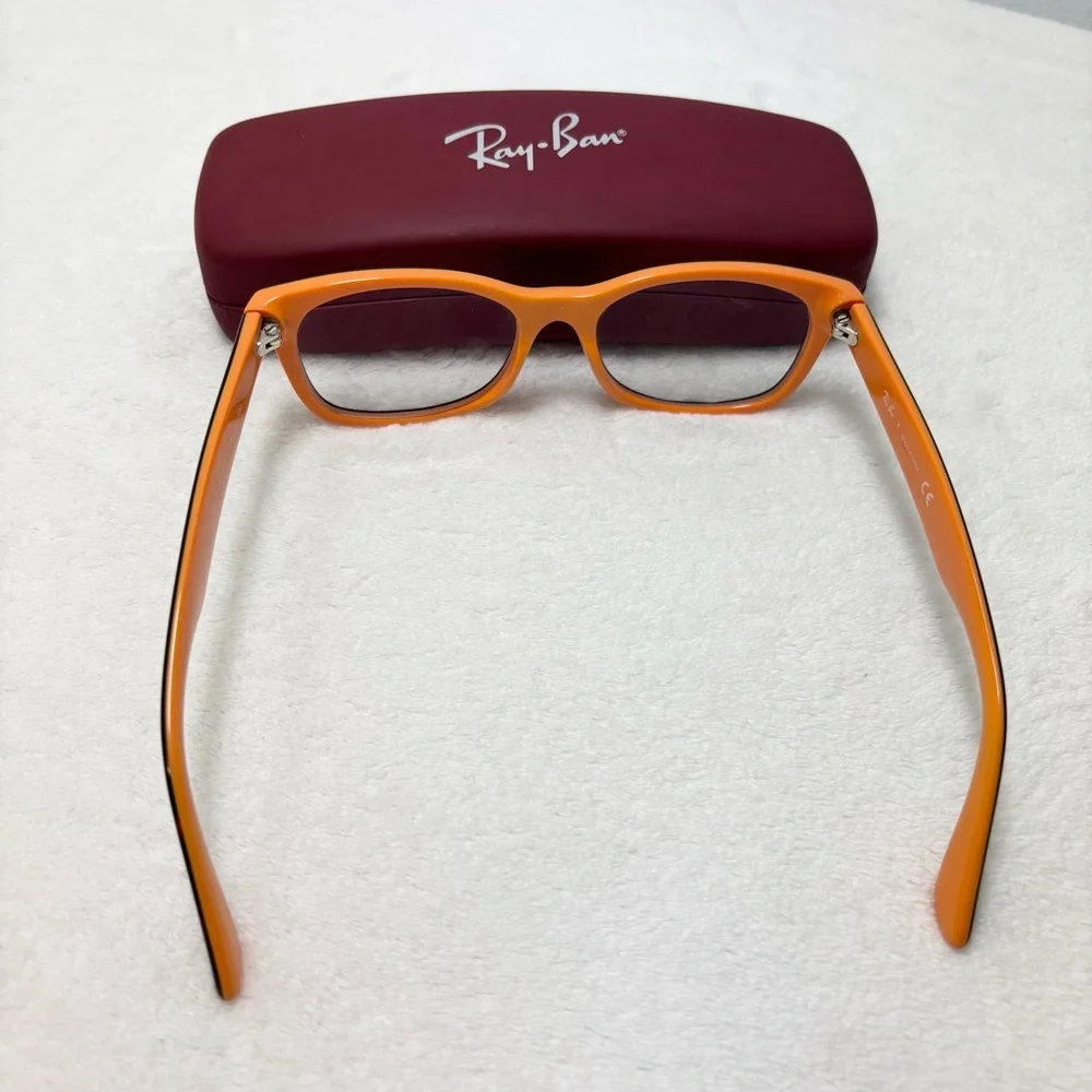 Ray-Ban RB 1528 3661‎ 48 16 130 Tortoise Frame Glasses with Burgundy Case